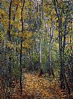 Claude Monet Canvas Paintings - Wood Lane